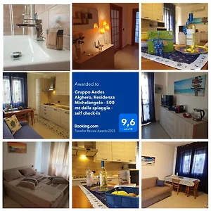 Aedes Residenza Michelangelo - 500 Mt Dalla - Self Check-in Appartamento Alghero